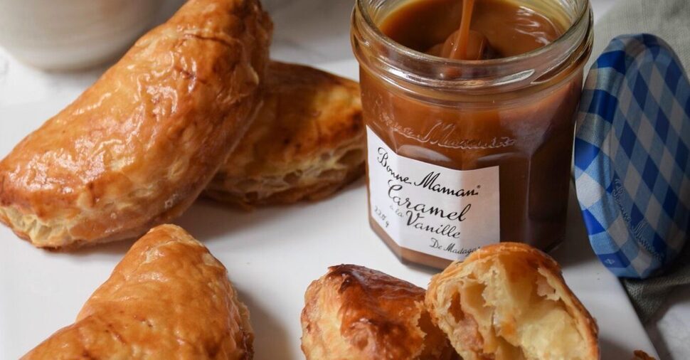 Chaussons aux pommes et au Caramel à la Vanille Bonne Maman