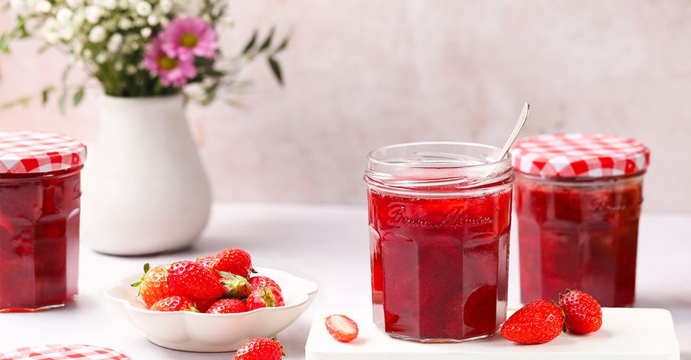 Confiture de fraises maison